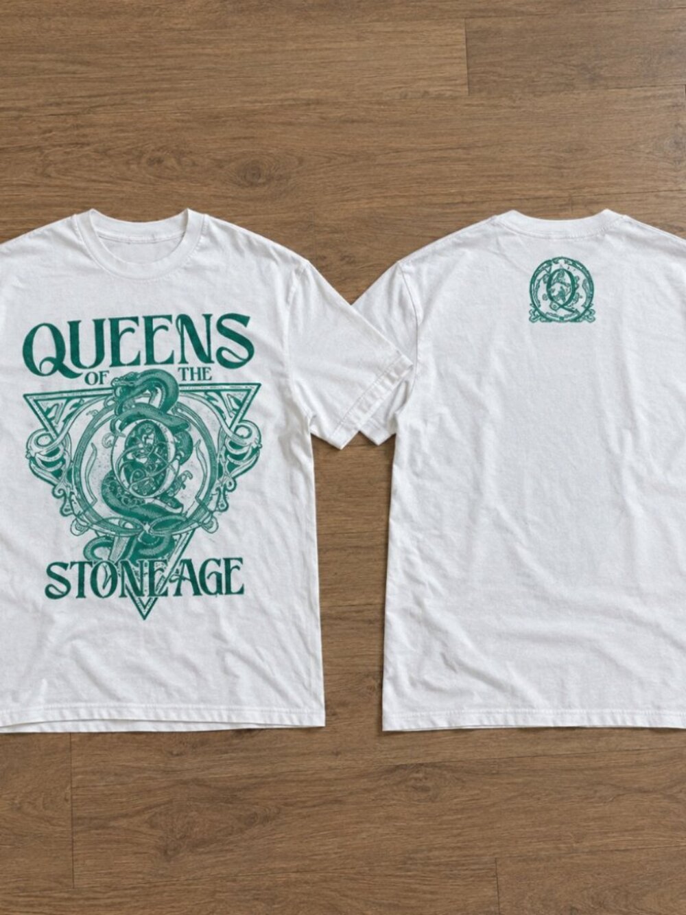 Queens of the Stone Age Graphic T-Shirt White Band Tee